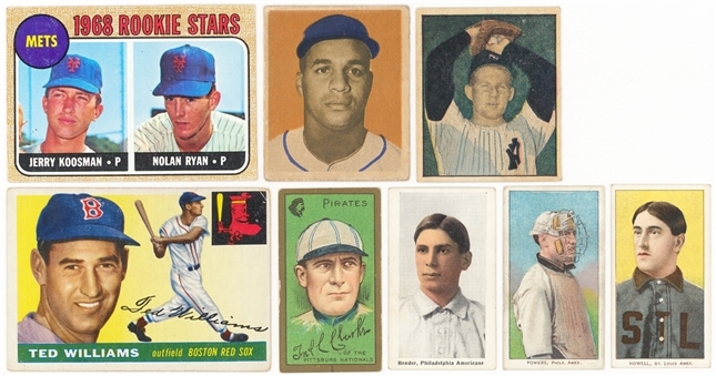 1900s-1977 Topps and Assorted Brands Multi-Sports "Grab Bag" Collection (24 Different) Including Hall of Famers 
